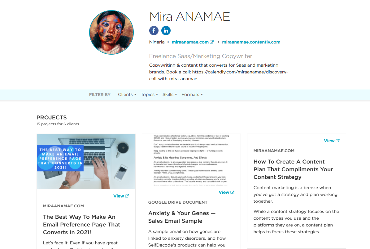 How To Make A Freelance Portfolio with Examples Rounded